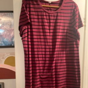 Stretchy Striped TShirt Dress